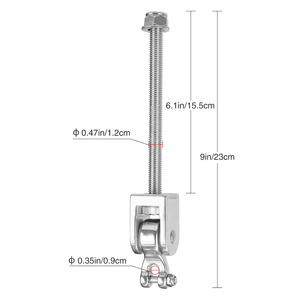 Perno de Suspensión de Acero Inoxidable de Alta Resistencia con Placa Base Cuadrada para Columpio de Exterior, Silla de Columpio, Parque, Jardín - Product Image 3