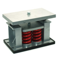 Support anti-vibration industriel à ressort JA, isolateur de vibrations pour montage au sol, amortisseur de chocs pour climatiseur, refroidisseur et pompe à eau