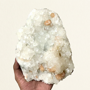 Wholesale Natural <b>Crystal</b> Diamond Apophylite <b>Cluster</b> Specimen Minerals Raw for Home Decoration - Product Image 1