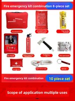 Kit de Secours d'Urgence Incendie pour la Maison et les Hôtels - Ensemble de Lutte Contre l'Incendie 4 Pièces Personnalisable par le Fabricant