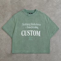 T-shirt imprimé graphique personnalisé, coupe oversize délavée, style streetwear, manches courtes pour homme