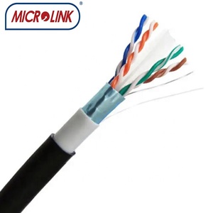 Vỏ bọc đôi PVC + PE Gigabit Mạng Ngoài trời FTP CAT6 LAN Cáp Cat 6 ngoài trời tinh khiết Đồng cáp Ethernet - Product Image 3