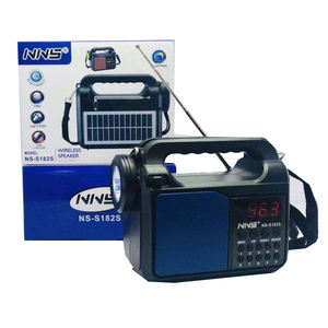 Nns 182 S Ns-S182S Ns-S182Sl lampade solari e Radio Am Sw altoparlanti <span class=keywords><strong>Fm</strong></span> Radio Que Funcionanan Con pannello solare - Product Image 1