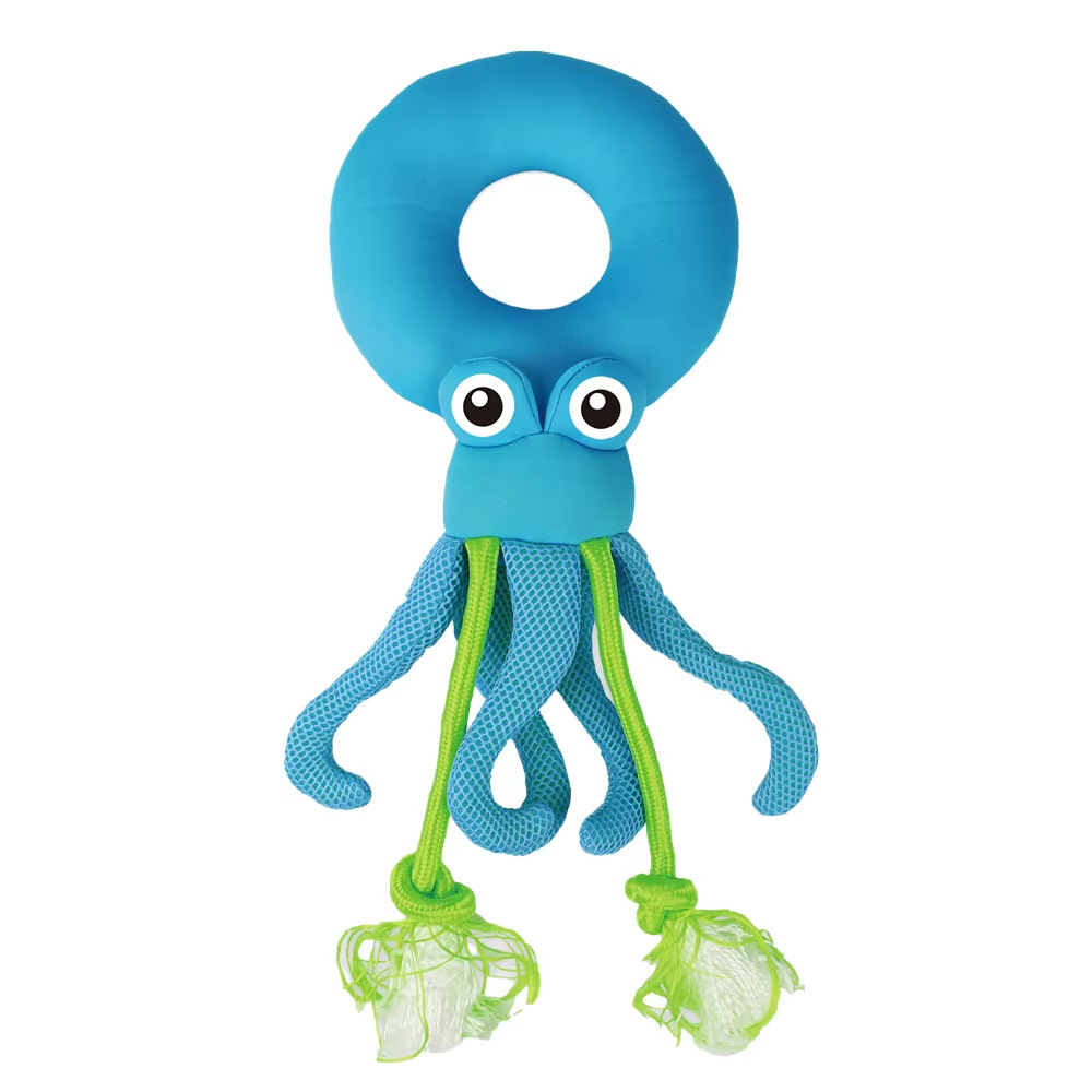 Octopus with cotton rope