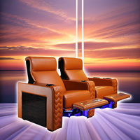 Luxuriöses Design Bestseller Kinosofa Heimkino-Bestuhlung Elektrischer Liegesessel Motorisierter Relaxsessel Theater-Möbel