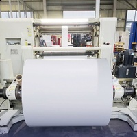 Etiquetas de Papel Adhesivo de Vinilo Blanco Mate Impermeable para Impresora Láser, Rollo Jumbo, 3 Hojas en Blanco para Impresora Láser