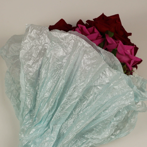 Papier de soie personnalisé bleu clair nacré, couleur unie, pour emballage floral, doublure intérieure, artisanat, bouquet, emballage cadeau - Product Image 1