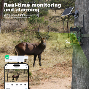Fotocamera da Caccia Solare 4G da 32MP con Sensore di Movimento a 0,1s, Fotocamera da Caccia Cellulare 4G LTE con BT di Relee OEM - Product Image 4