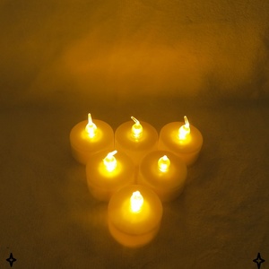 Color-Changing Battery <strong>LED</strong> <strong>Lights</strong> Mini Christmas Candles Flameless <strong>Tea</strong> <strong>Light</strong> for Ramadan Easter Birthdays Parties - Product Image 5