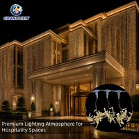 Guirlande lumineuse étanche pour l'extérieur avec câble led en caoutchouc, dernier cri, OEM, étanche, approuvé CE RoHS, IP65, pour projet, vacances et camping