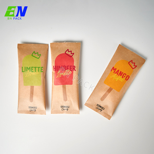 Thân thiện với môi 100% compostable bao bì thực phẩm Pouch doypack phẳng Pouch cho sô cô la <span class=keywords><strong>Ice</strong></span> <span class=keywords><strong>Cream</strong></span> - Product Image 3