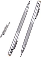 Stylet à pointe en carbure de tungstène pour gravure sur aluminium, avec clip et aimant pour verre/céramique/tôle métallique