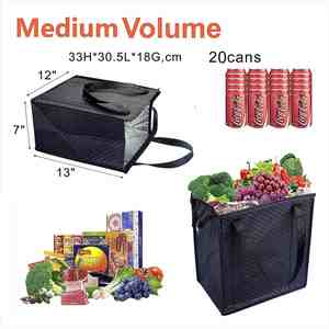 Bolsa Térmica Plegable para Refrigerador de 6.9 L, Bolsa Térmica Personalizada con Logotipo, Bolsa Térmica Aislada para Almuerzo con Cierre - Product Image 2
