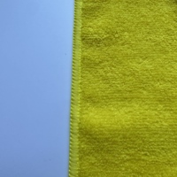 Chiffon de nettoyage en microfibre tricoté multi-usages, séchage rapide, couleur jaune, 40*40cm, 350GSM, prix avantageux, en stock