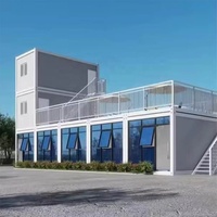 Bâtiment préfabriqué en conteneur pour hôtel, bureau, salle de classe scolaire, salle de réunion portable, anti-corrosion, économique, isolation thermique