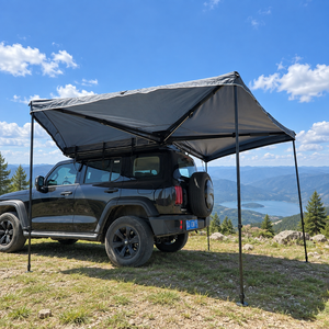 Toldo Lateral para Auto de Lona Oxford 600D, Doble Capa, Impermeable, 270 Grados, 2.0m/2.5m de Radio, con Luz LED, Instalación Rápida - Product Image 1