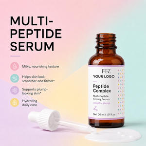 Sérum hydratant aux peptides de haute qualité ciblant les multiples signes de vieillissement, lisse les ridules, booste l'élasticité multi-peptides, éclaircit le teint - Product Image 5