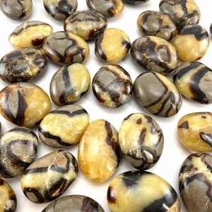 NEW Natural Wholesale Crystal Septarian <b>Stone</b> Palm <b>Stone</b> Healing Reiki Fengshui <b>Worry</b> <b>Stone</b> Home Decor Collection - Product Image 4
