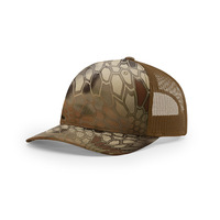 Nueva Gorra Trucker de Caza Estilo Richard 112 con Diseño de Camuflaje de Pato, Estructurada, de 5 Paneles, con Malla Transpirable y Cierre Ajustable