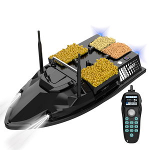 <span class=keywords><strong>Flytec</strong></span> V803 GPS Auto Navigation Bait Boat Double <span class=keywords><strong>batterie</strong></span> 4 terrains de pêche 200 points d'ancrage 4 cabines 2 vitesses <span class=keywords><strong>Bateau</strong></span> de pêche puissant - Product Image 1