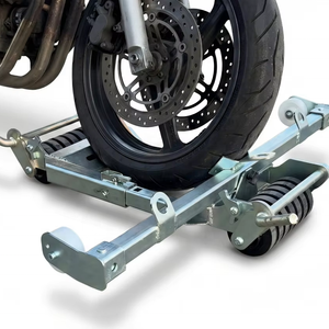 Carrello per Ruote <span class=keywords><strong>Moto</strong></span> con Rotelle di Posizionamento JJ-120710 Ideale per Spostamento e Manutenzione Flessibilità nel Spostamento del Veicolo - Product Image 1