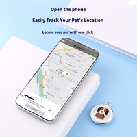 Localizador GPS Mini para Mascotas, Resistente al Agua IPX7, GSM, Plástico ABS, Dispositivo Inteligente Antipérdida para Perros y Gatos, Batería CR2032 Reemplazable