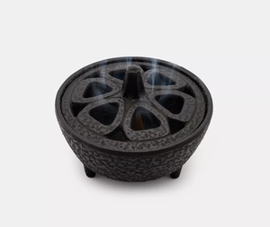 Bâtons d'encens en forme de lotus traditionnels en fonte, porte-bâton bouddhiste <span class=keywords><strong>zen</strong></span> - Product Image 2