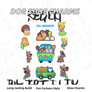 Botones de PVC con Diseño de Perros de Dibujos Animados, Adornos Personalizados para Zapatos, Venta Caliente - Product Image 2