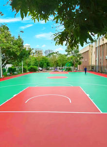 Revêtement de sol sportif INOLP en silicone PU résistant à la chaleur et à la fissuration pour les arènes de basket-ball à fort trafic - Product Image 5