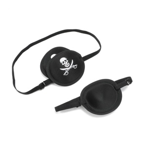 Custom High Quality Soft and Comfortable Black <strong>Pirate</strong> 3D Single <strong>Eye</strong> Mask <strong>Eye</strong> <strong>Patch</strong> for with Amblyopia - Product Image 3