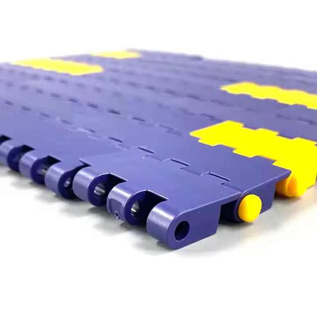Series 2520 Plastic Chain Conveyor Belt Food Grade Flat Top Plastic ...