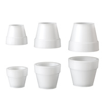 Moule en silicone pour pot de fleurs rond de grand diamètre, style minimaliste nordique, pour plantes succulentes et vertes, moule créatif DIY pour ciment et plâtre