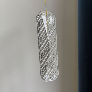 Factory Outlet Cutting Clear Long <strong>Octagonal</strong> Crystal Chandelier Parts Crystal Pear <strong>Prism</strong> - Product Image 4