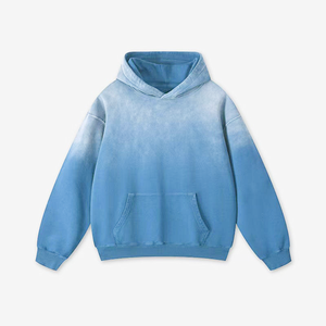 Sweat à capuche épais et surdimensionné en coton vierge sans cordon, unisexe, personnalisable avec logo, grandes tailles, vente en gros, sweats à capuche pour hommes grandes tailles - Product Image 4