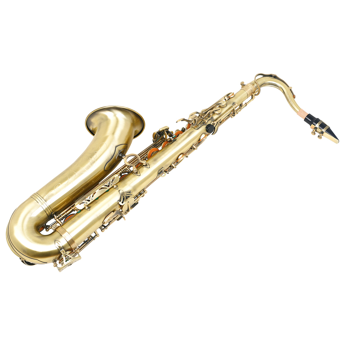 SLADE Brass Bb Tenor Saxophone - Antique Lacquer Finish | Ideal