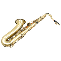 Saxophone Ténor SLADE Professionnel en Laiton Bb, Restauration des Méthodes Anciennes, Rouge Cyan