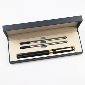 Wholesale Luxury Custom Design Advertising Promotional Gift Metal Ballpoint <b>Pen</b> Set with Logo <b>Box</b> Blue/Black Ink 1.0mm Tip - Product Image 4