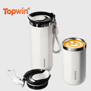 350/500ML Stainless Steel Coffee Mug Insulated Water <b>Cup</b> Portable <b>Double</b> <b>Wall</b> Vacuum Flask Leak-Proof with Lid Travel Coffee <b>Cup</b> - Product Image 1