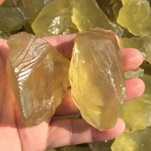Pietra di citrino grezza all'ingrosso del quarzo di cristallo minerale della pietra grezza per la decorazione
