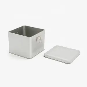 Custom Print Multipurpose Cans Wholesale Food Grade For Storage Packaging Metal Tin Box