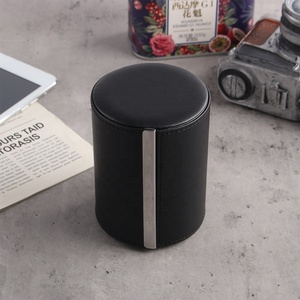 <strong>Tie</strong> Holder Luxury Pu Leather Customized Handmade Personalized Men Gift Travel Magnetic Round <strong>Tie</strong> <strong>Storage</strong> <strong>Box</strong> - Product Image 6