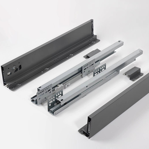 低价热卖钢软闭柜双壁超薄抽屉盒滑轨 - Product Image 1