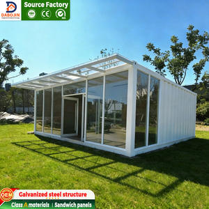 <span class=keywords><strong>Maison</strong></span> conteneur préfabriquée modulaire 20 pieds, extensible, à ossature acier, portable, mini-<span class=keywords><strong>maison</strong></span> pliable, unité d'appartement confortable avec pièces - Product Image 1