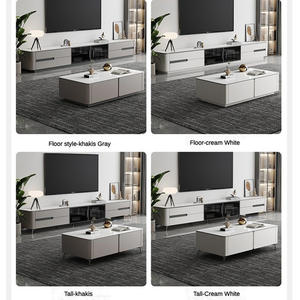 Simple Latest Design <strong>Corner</strong> <strong>Tv</strong> Cabinet Wholesale Cheapest Price Custom Modern <strong>Tv</strong> Floor Stands with Large Storage - Product Image 5