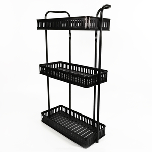 Estante de almacenamiento de pie de 3 niveles, escurridor de baño, organizador de cocina, estante para especias y verduras - Product Image 2