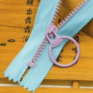 Sac en résine coloré avec fermeture éclair No. 3, pièces, vente directe d'usine, vente en gros, accessoires pour vêtements, fermeture éclair - Product Image 4