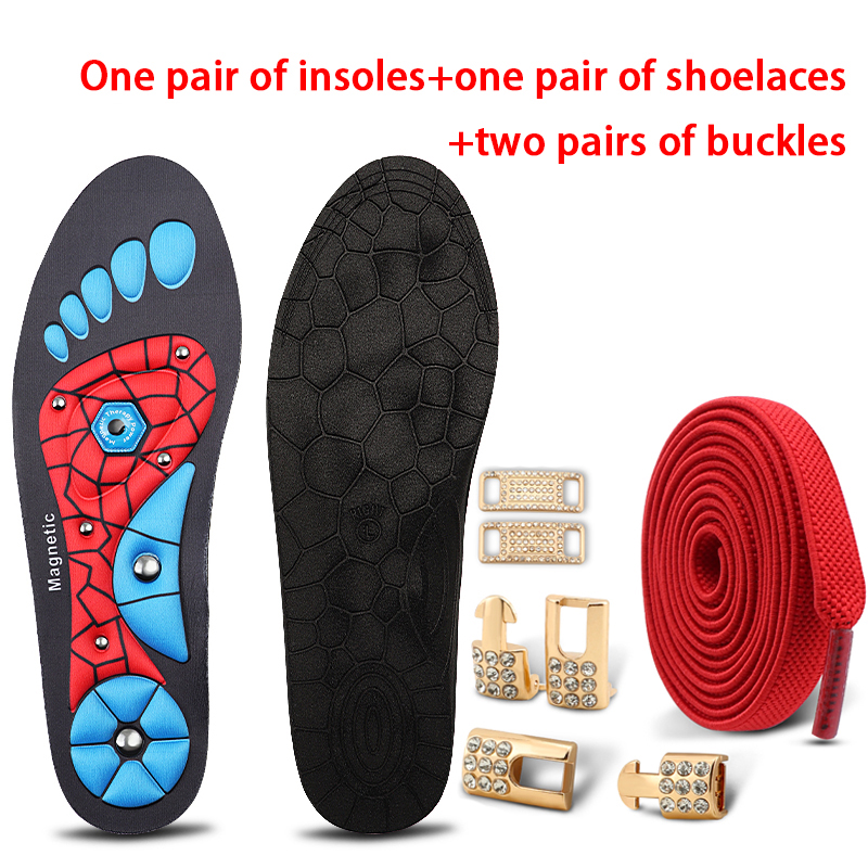 Red Insole+Red shoelace
