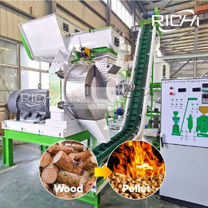 Richi dây chuyền sản xuất viên gỗ Công suất cao 20 t/h Máy làm viên mùn cưa thông cho nhiên liệu - Product Image 1