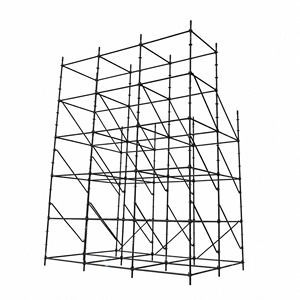 Struttura per ponteggi a traliccio Layher, grande staffa in ferro nero/argento, supporto per schermi per eventi e <span class=keywords><strong>concerti</strong></span> - Product Image 1