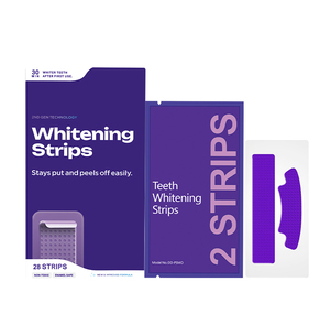 Bandes <span class=keywords><strong>blanchissantes</strong></span> violettes vives, nouvelle formule sans résidus V34, bandes <span class=keywords><strong>blanchissantes</strong></span> pour les dents - Product Image 4